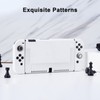 JINGDU Protective Case Compatible with Switch OLED, Dockable TPU Cover