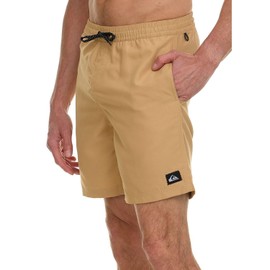 Quiksilver Swim Trunks for Men Big and Tall, Quick Dry Swim Board Shorts 10" Gold
