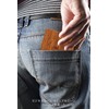 Xsimant Business Card Holder, Cool Cat, Wooden Pattern, Does Not