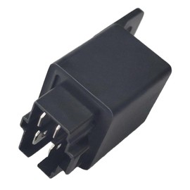 804-1A-C1-R2 Automotive Relay, 30A SPST NO, 4-Pin Quick-Connect w/Mounting Ears, Coil Suppression Resistor (R2), 1 Form A – for A/C Compressor, Headlamp, Horn, Fog Lamp Circuits