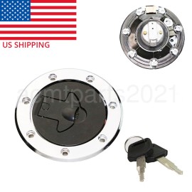 Unbranded Motorcycle Bike Fuel Gas Cap For Kawasaki Ninja 250/250R 1988 - 2007 01 02 03 04