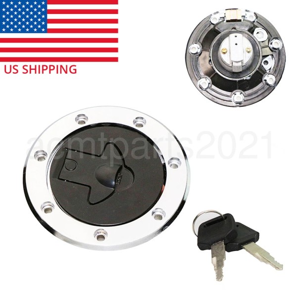 Unbranded Motorcycle Bike Fuel Gas Cap For Kawasaki Ninja 250/250R