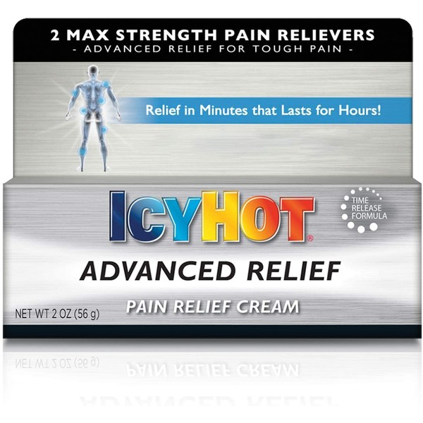Icy Hot Advanced Relief Pain Relief Cream, 2 Ounces