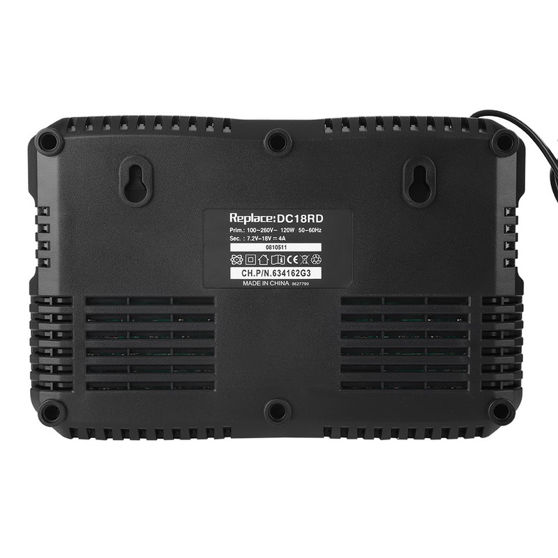 Double Battery Charger with USB Interface DC18RD Fit for Makita