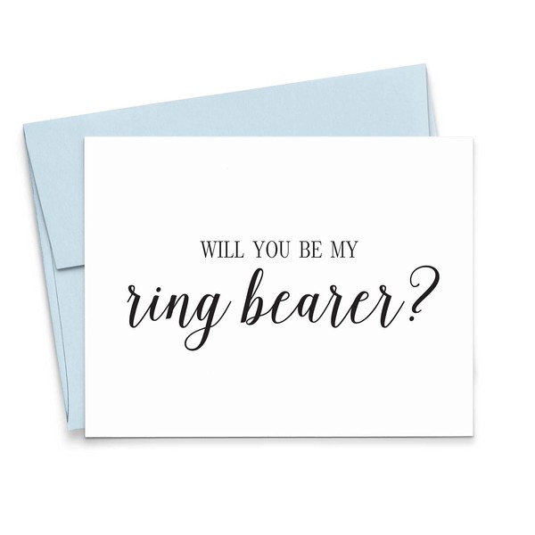 Will You Be My Ring Bearer Proposal Card