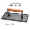 Cast Iron Griddle, Plus Cast Iron Grill Press & Pan