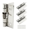 Hitefu 4PCS Spring Hinges, 1.5 Inch Small Self Opening Hinge