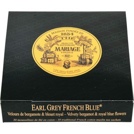 Mariage Frères Earl Grey French Blue Tea Bag, 0.1 oz (2.5 g) x 30 p