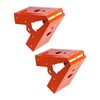2PCS Saw Horse Bracket Cold Rolled Steel Mechanical Sawhorse Brackets