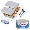 Sterno Disposable Complete Chafing Dish Buffet Set, 4-Hour Chafer Fuel,
