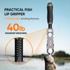 RXLUY 11.5" Fish Lip Gripper with Scale, Max 40lbs Scale,