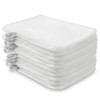 PHOGARY 10 Pack Microfiber Body Wash Mitts, Soft Face Mitten,