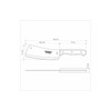 Tramontina Cleaver with Polywood Handle, 6 Inch
