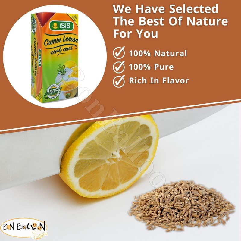 Natural Cumin Lemon Herbal Tea Bag Dried Premium Herb Pure