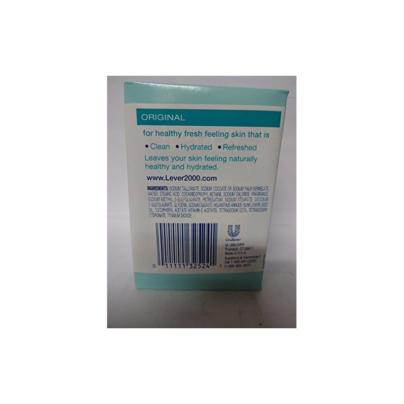 Jabón de barra Lever 2000 original 4 oz pack de