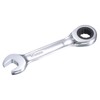 sourcing map 10mm Stubby Ratcheting Combination Wrench Metric 72 Teeth