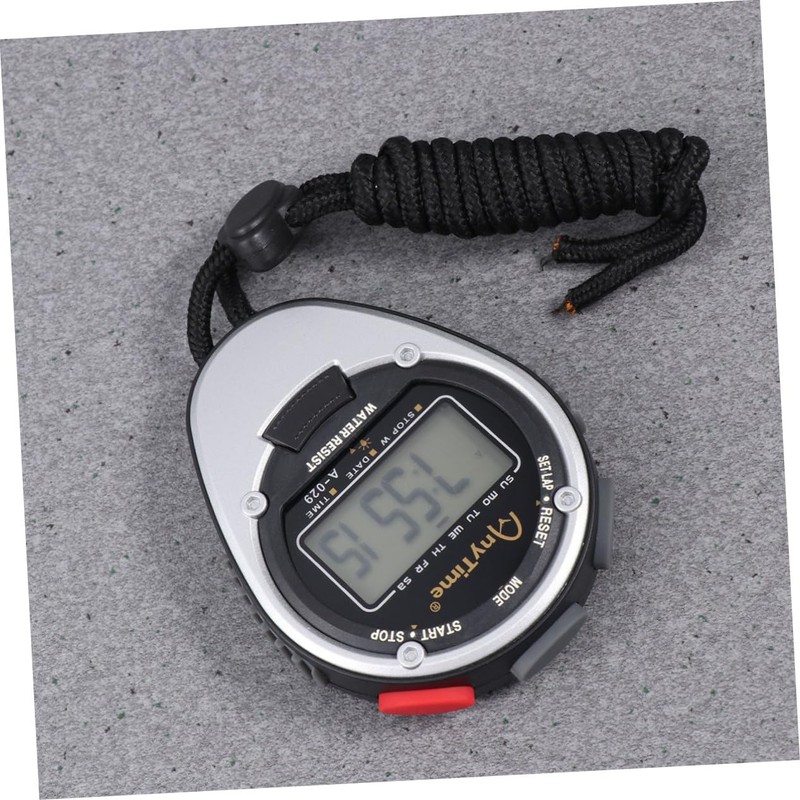 Kisangel 3pcs Men's Stopwatch Watch Digital Timer Sports Chronograph Alarm