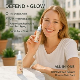 GONIM Face Serum Moisturizer Korean Skin Care, Skin Barrier Repair, Ultra Hydrating Serum, Barrier Repair Face Moisturizer for Women, Korean Skincare Gifts for Women for All Skin1.01 fl.oz x 2