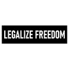 Legalize Freedom Bumper Sticker - Waterproof