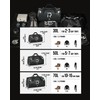 IRON JIA'S Motorcycle Dry Bag - Waterproof Duffle & Luggage
