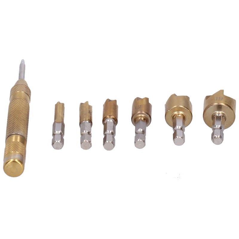 Chamfer Drill Bit Hex Shank 5 Flute Countersink Hole Opener