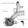 PANNUOSCS Thermostat Housing/Water Outlet Compatible with 2011-2020 Chevy Cruze Sonic