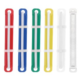 eMagTech 200Pcs Document Paper Fasteners Filing Strip Fastener Filing Clip Metal Filing Paper Fastener Clips Accessories for Office School Students