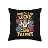 Arcade Claw Machine Game for Talented Toy Grabbers Throw Pillow