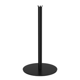Matte Black Kitchen Roll Holder - Free Standing Paper Towel Holder Stand for Kitchen Rolls, Non Slip Paper Towel Roll Holder, Modern Kitchen Countertop Organizer Fits Most Size Paper Roll