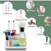 Chintu Bathroom Toothbrush Holders for Countertop - Electric Toothbrush Organizer