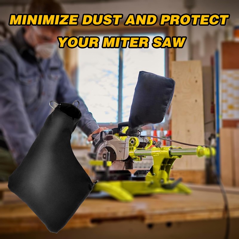 Dust Bag for Miter Saw 255 Model, Adjustable Bracket Size