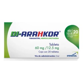 Di-arahkor Tableta 60 Mg/12,5 Mg, 20 Tabletas
