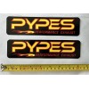 Unbranded 2 PYPES EXHAUST stickers decals Racing modified drags hotrods
