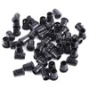 50 Pcs/Set LED Lamp Socket Diode Holder Nylon Black Clip