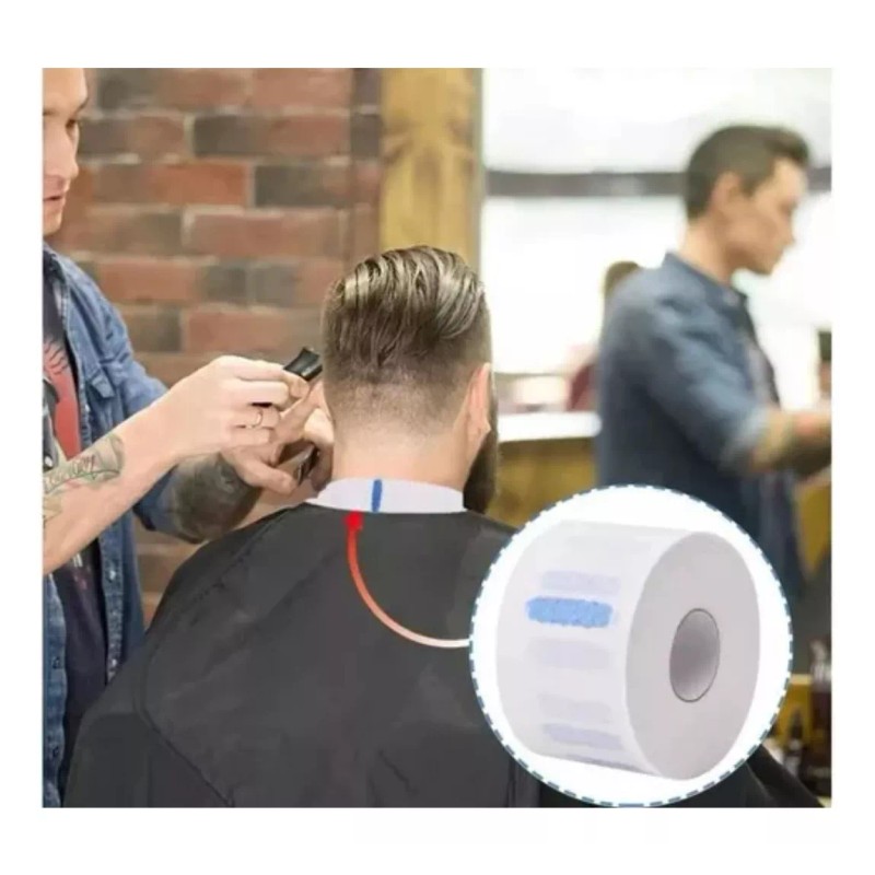 barber pro y ari Papel Cuello Barber 5pzas + Capa