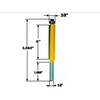 Emivery 1pc Extra Long Flush Trim Router Bit 1/4" Shank