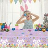 MORAINJAY 3-Piece Easter Tablecloths, 137 x 274 cm, Easter Egg