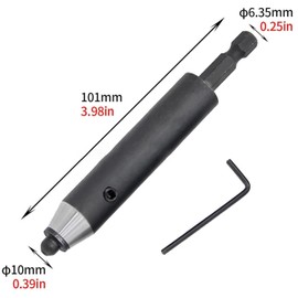 Leather Hole Puncher Electric Cloth Rubber Pad Fabric Hole Punching Tool Heavy Duty Round Hole Punch Electric Drill Accessories for Craft Projects (10mm)