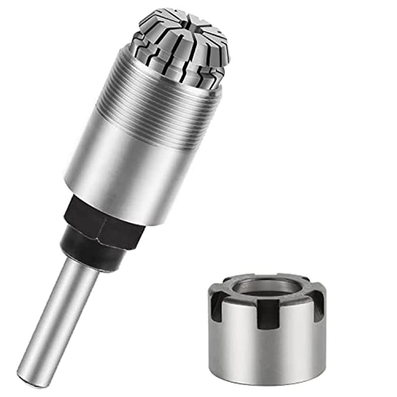 Bestgle 8mm Shank Router Collet Extension Rod Chuck Holder Extender