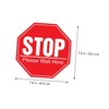 DOITOOL 5 Sheets Stop Sign, 7.8x7.8 Inches High Intensity Street