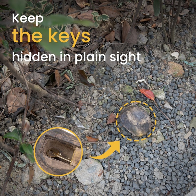 Industrial Tools Hide-a-Key Fake Rock - Weather-Proof Hideaway Spare Key