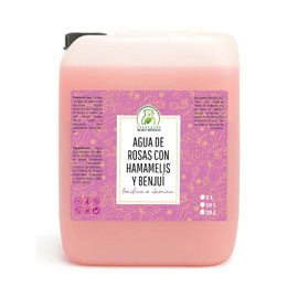 Agua De Rosas Con Hamamelis Y Benjuí Tónico Facial Productos Mart Mexico 5 Litros