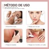 Kit 3 Piezas Guasha Facial Acero Inoxidable Masajes Cuello