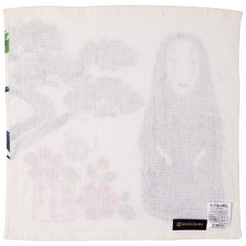 Marushin 1005043900 Ghibli Hand Towel, Spirited Away, Kaonashi and Pine