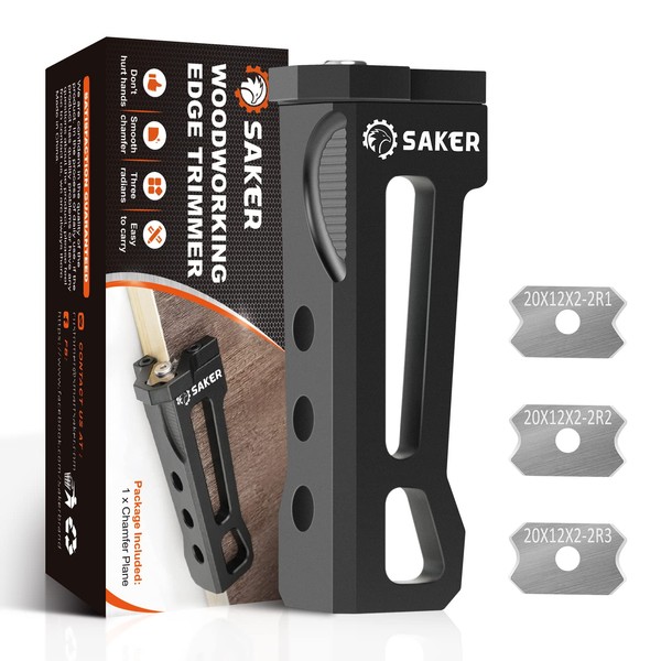 Saker Woodworking Edge Trimmer - Professional Wood Veneer Edge Banding