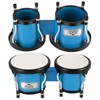 EastRock Bongo Drum 4” and 5” Set for Adults,Percussion Bongos