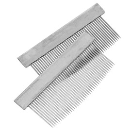 TOPPERFUN 2pcs Bow Ponytail Comb Horse Hair Comb Violin Bow Horse Hair Comb Tool Violin Bow Comb Teasing Comb Violin Making Tool Violin Bow Grooming Comb Bow Hair Comb Diy Bow