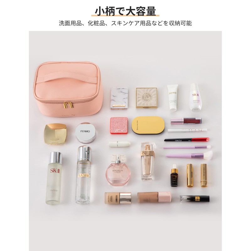 ALLMIRA Makeup Pouch, Makeup Pouch, Large Capacity, Vanity Pouch, Large,