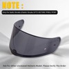 JQF Gear Helmet Visor Shield for SEDICI Strada II and