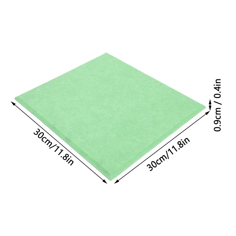 6Pcs Acoustic Absorption Panel Thickened Reduce Reverb SoundProof Padding Absorber(Green